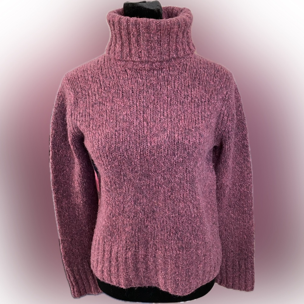 L.L. Bean Wool Blend Turtleneck Sweater - Size Small Regular